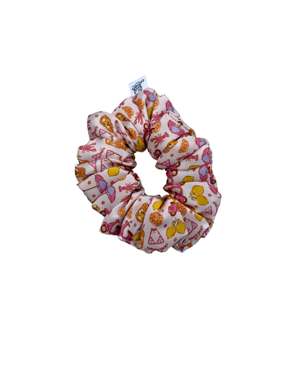 Summer Spritz Mulberry Silk Scrunchie