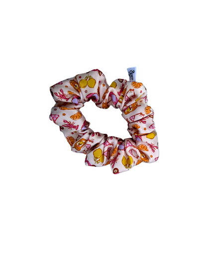 Summer Spritz Mulberry Silk Scrunchie
