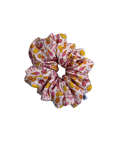 Summer Spritz Mulberry Silk Scrunchie