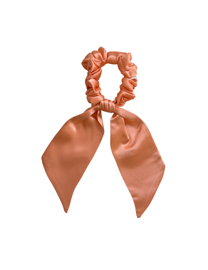 Big Bow Mulberry Silk Scrunchie