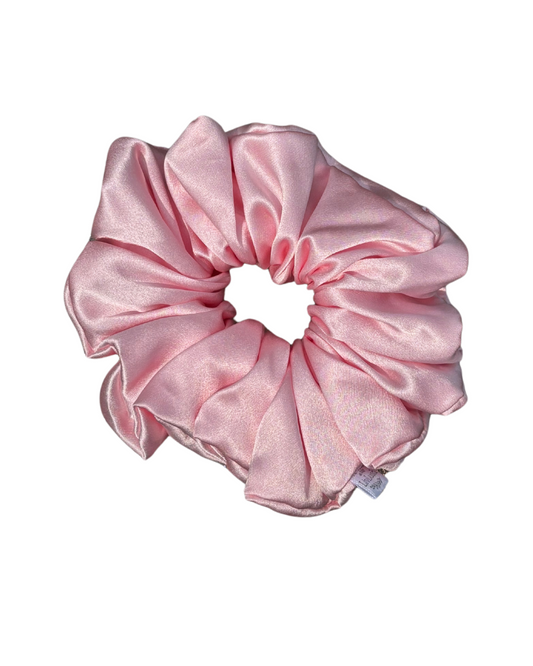 Pink Lemonade Mulberry Silk Scrunchie