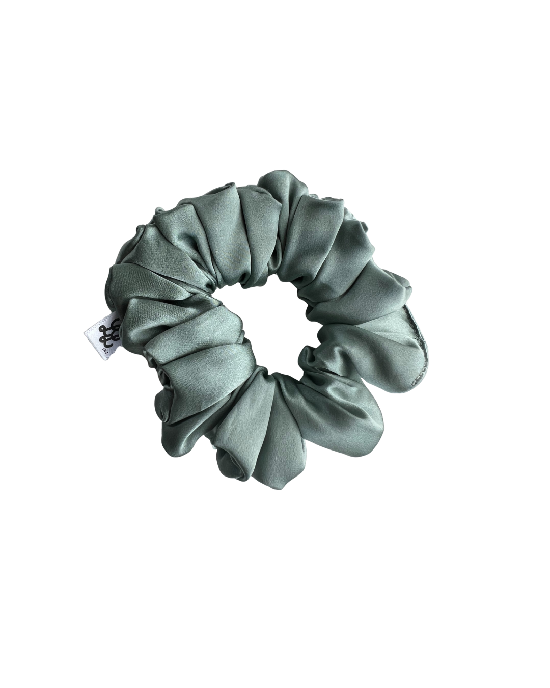 Snowflake Mulberry Silk Scrunchie