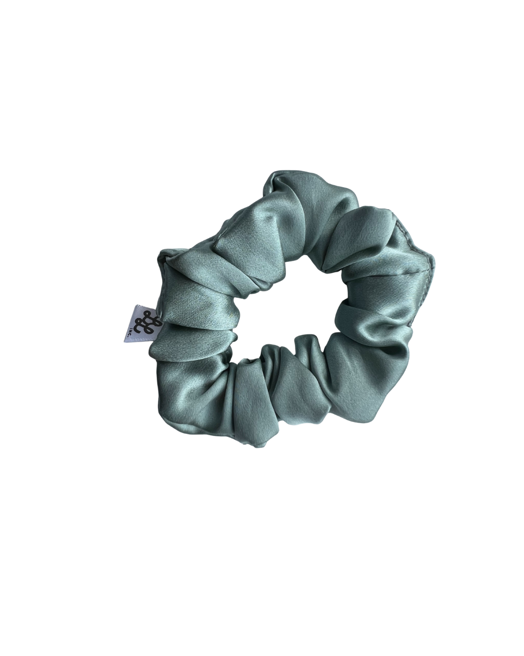 Snowflake Mulberry Silk Scrunchie