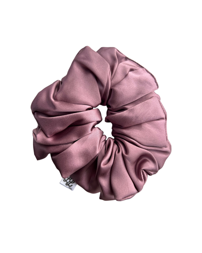 Winter Berry Mulberry Silk Scrunchie