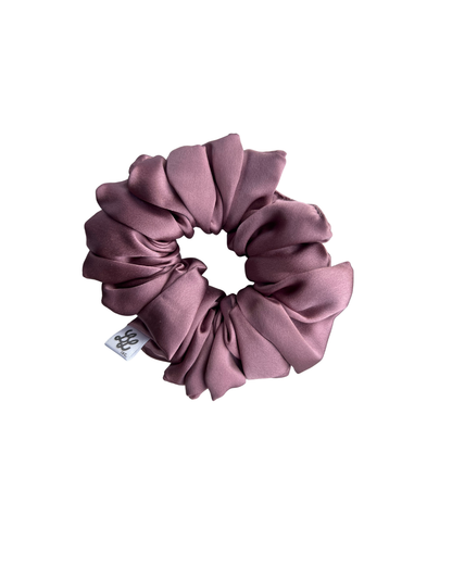 Winter Berry Mulberry Silk Scrunchie
