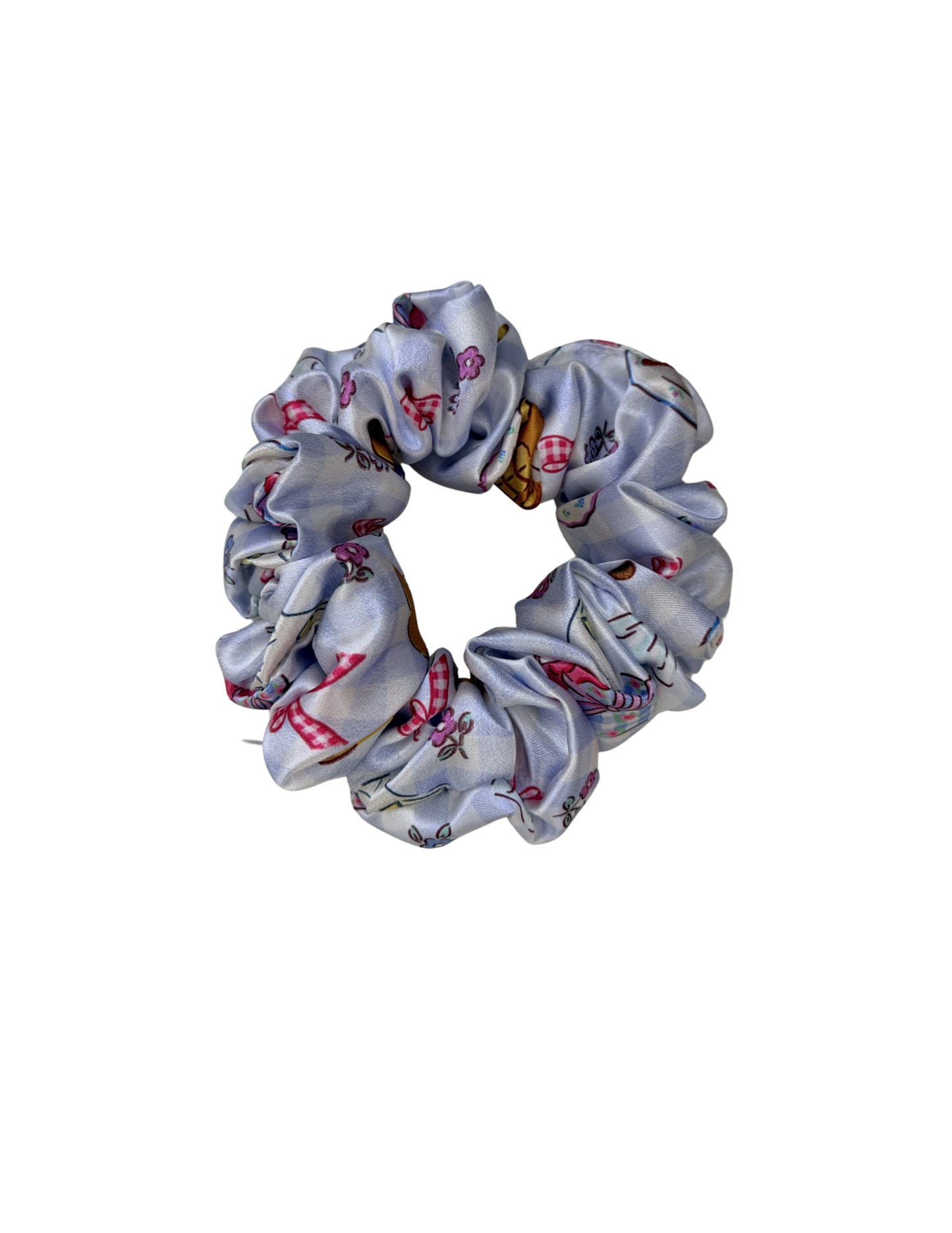 Bows & Brunch Satin Scrunchie