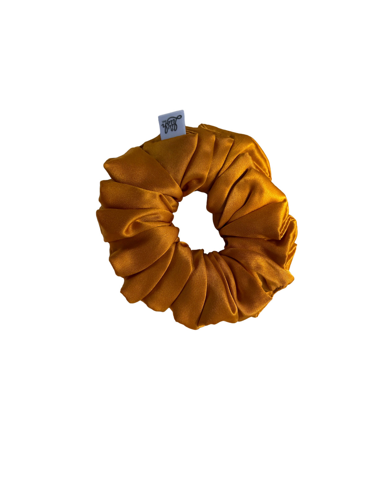 Pumpkin Spice Mulberry Silk Scrunchie