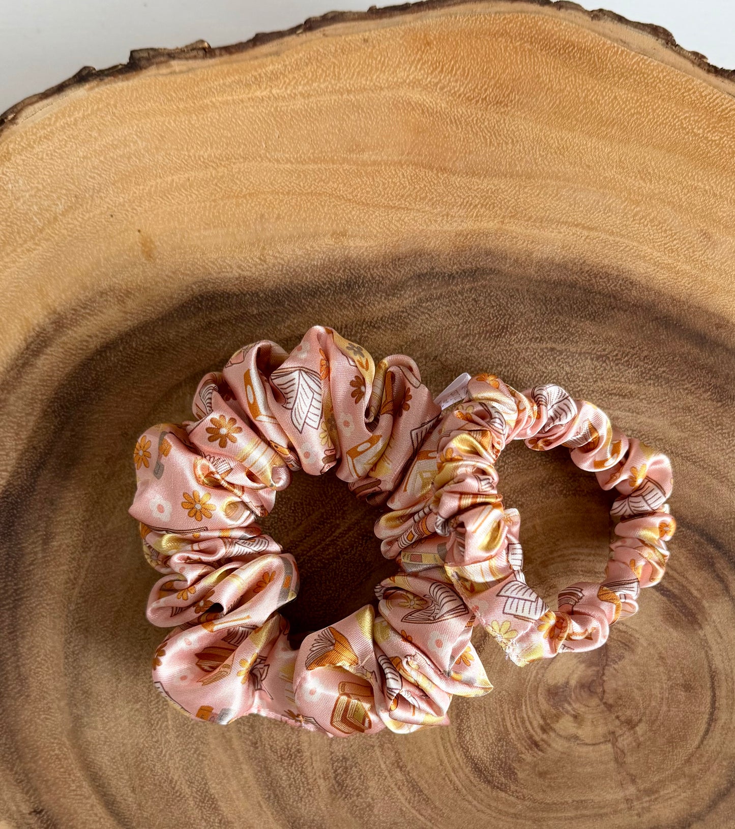 Book Girly Satin Scrunchie