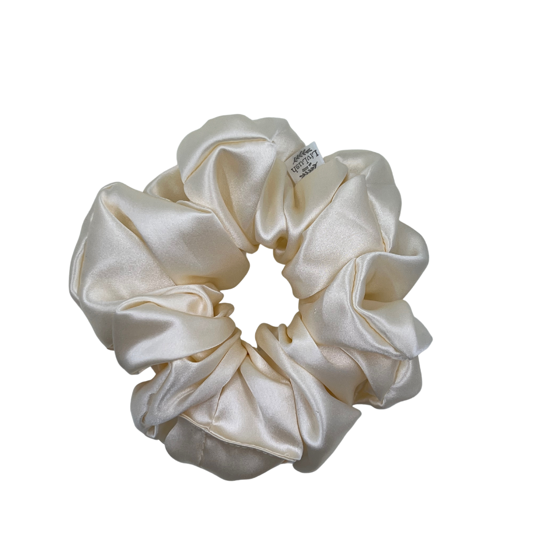 Honey Gold Mulberry Silk Scrunchie