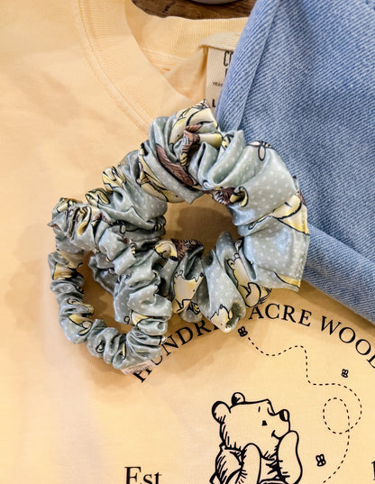 Honey Patch Satin Scrunchie
