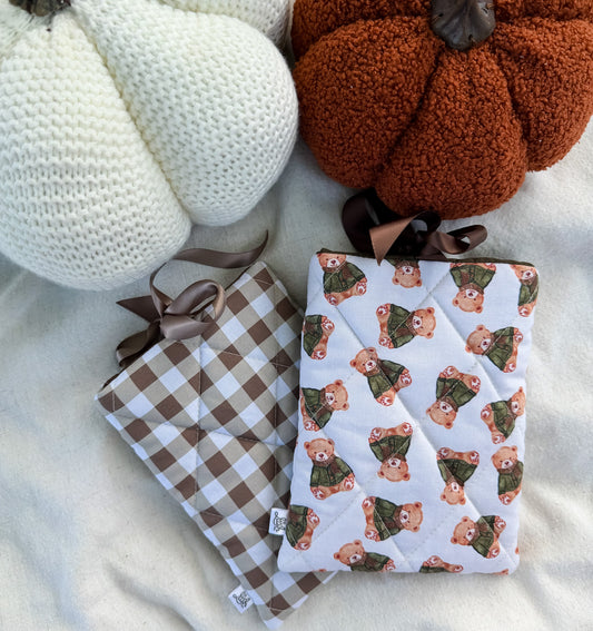 Quilted Bow E-Reader Sleeve