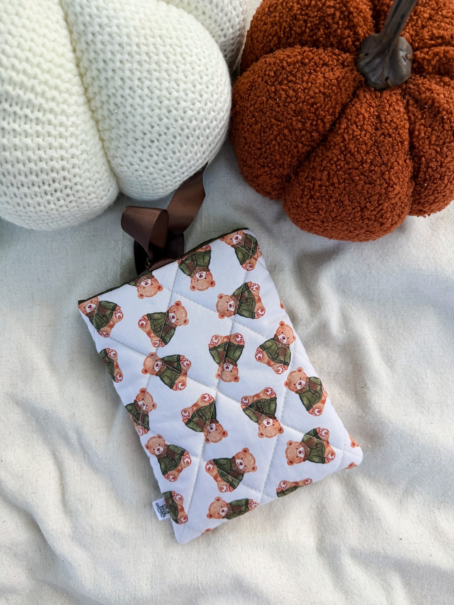 Quilted Bow E-Reader Sleeve
