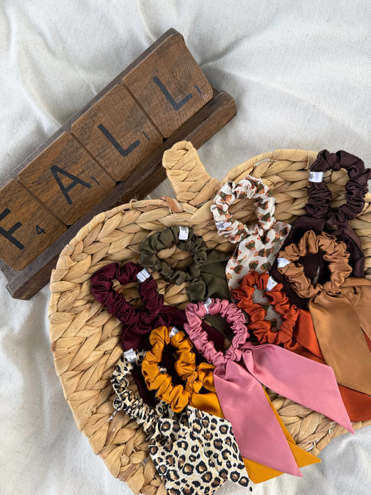 Big Bow Mulberry Silk Scrunchie