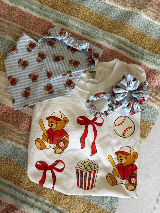 Teddy Bear Baseball T-Shirt