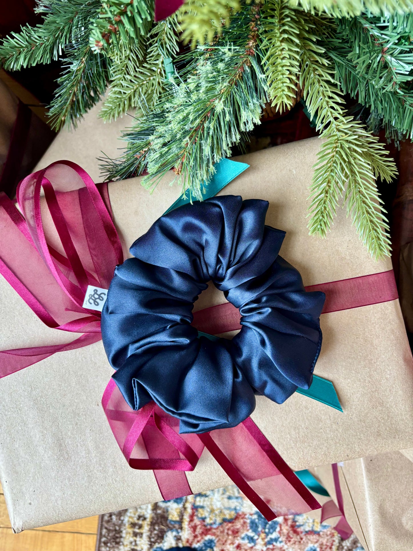 Levi Mulberry Silk Scrunchie