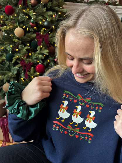 Holiday Goose Sweater