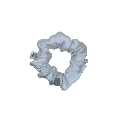 Pearl Mulberry Silk Scrunchie