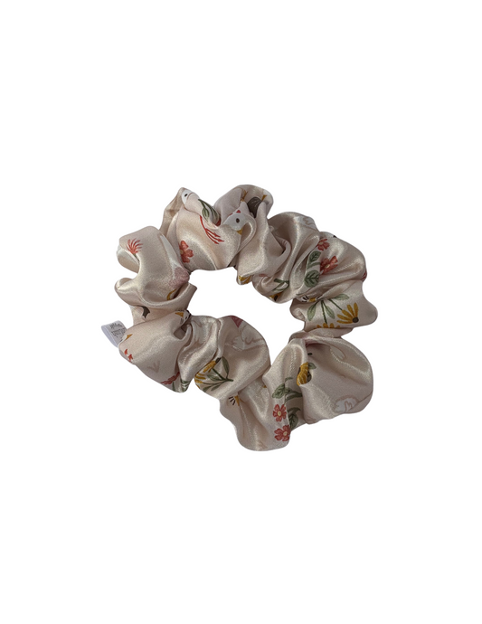 Spooky Goose Satin Scrunchie